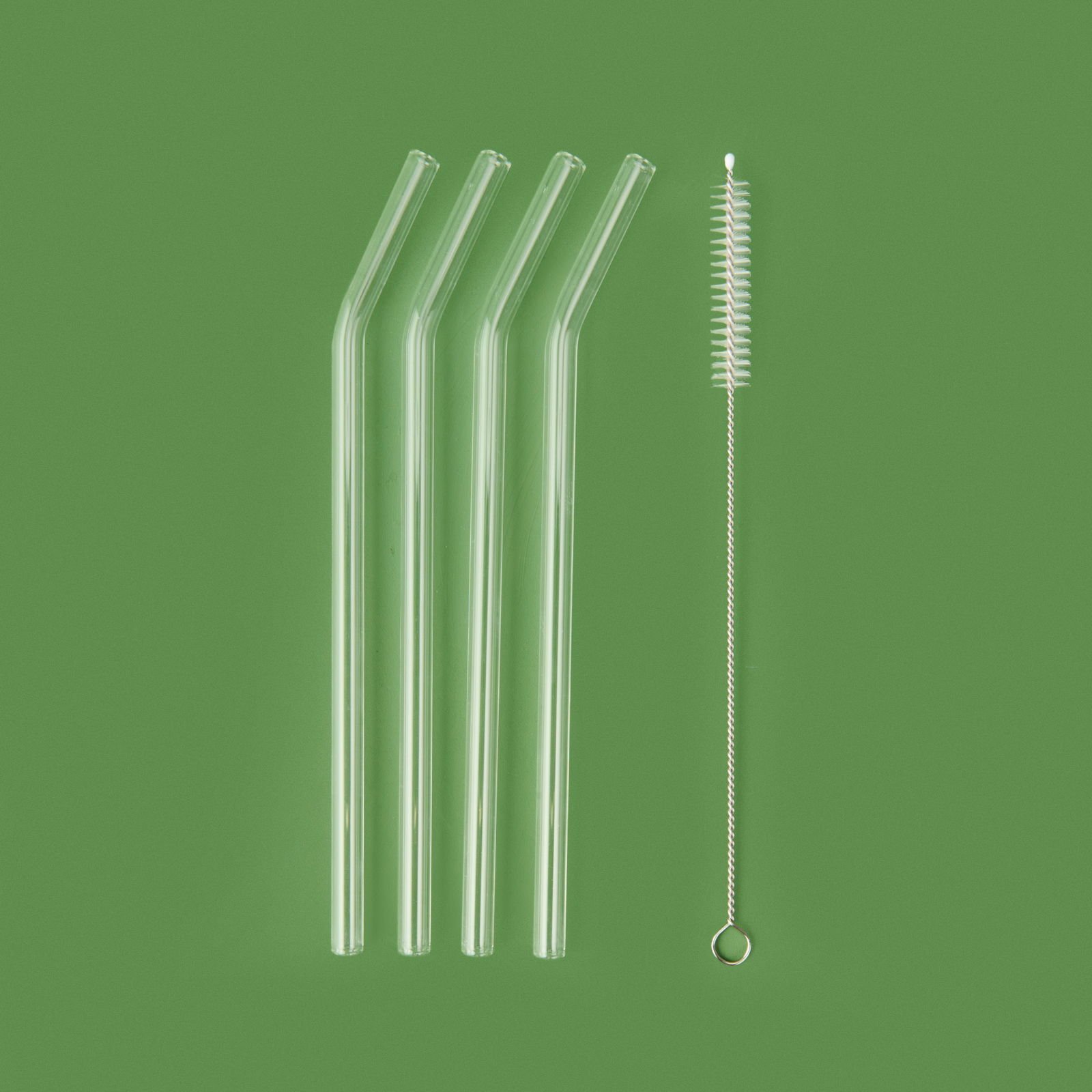 Star 4'lü Cam Pipet ve Temizleme Fırçası - Gri