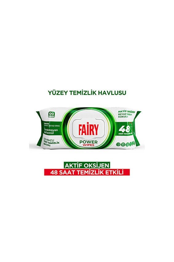 Fairy Yüzey Temizlik Havlusu Beyaz Sabun 100'lü
