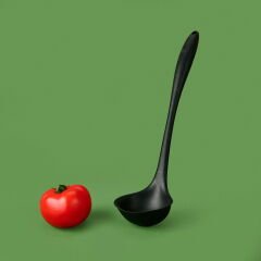 Tekli Silikon Servis Kepçesi - Siyah