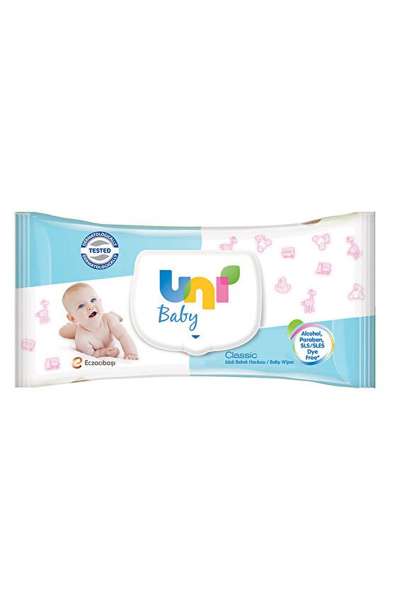 Uni Baby Islak Havlu 52'li
