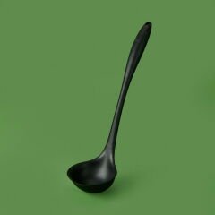 Tekli Silikon Servis Kepçesi - Siyah