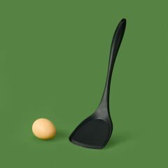 Tekli Silikon Spatula - Siyah