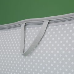 Home Yatak Altı Şeffaf Baza Hurcu - Gri - 80x50x20 cm
