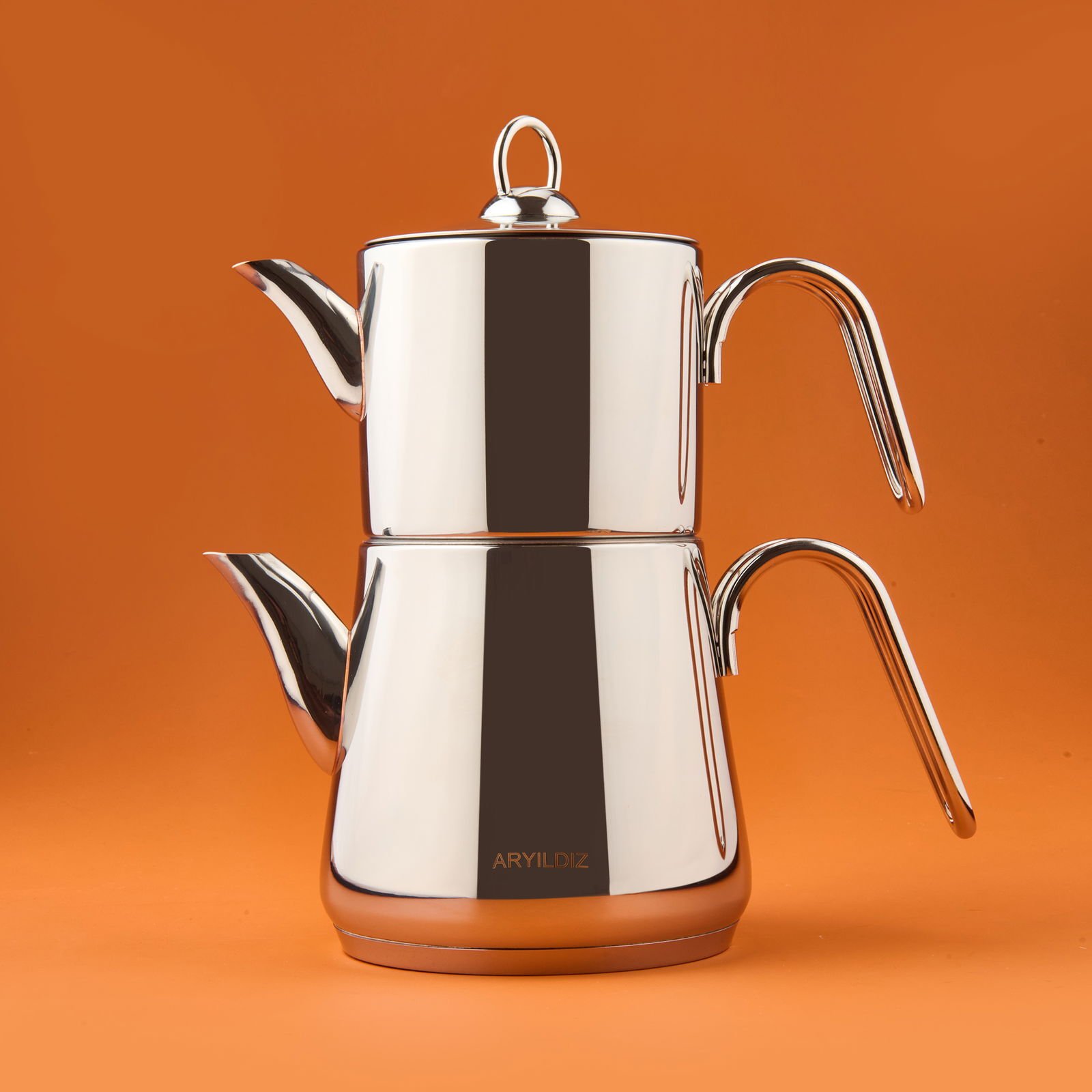 Alya Çaydanlık Takımı - Gri - 1,75 lt + 1 lt