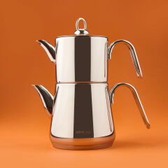 Alya Çaydanlık Takımı - Gri - 1,75 lt + 1 lt