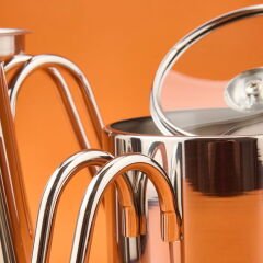 Alya Çaydanlık Takımı - Gri - 1,75 lt + 1 lt