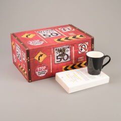 Stop Ahşap Kutu - Renkli - 35x25x16 cm