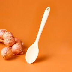 Silikon Kaşık - Krem