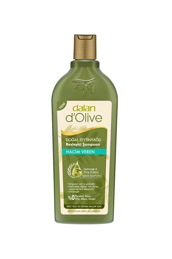 Dalan 400Ml Şampuan D'Olive Zeytinyağlı Hacim Veren