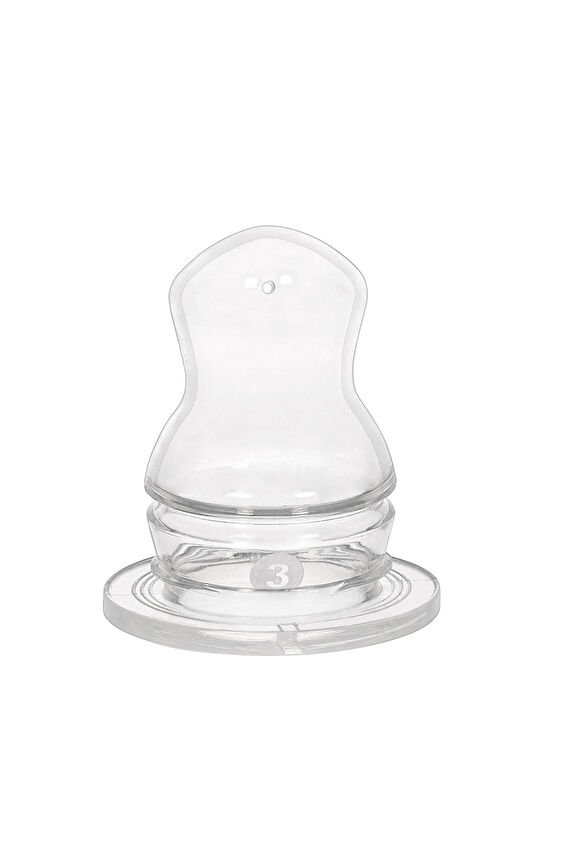 Wee Baby Silikon Damaklı Biberon Emziği No:3