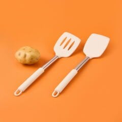 Morenita 2 Parça Silikon Servis Seti - Gri / Beyaz