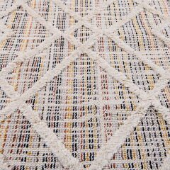 Soft Terazzo Cream Makine Halısı - Bej - 80x150 cm