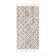 Soft Terazzo Cream Makine Halısı - Bej - 80x150 cm
