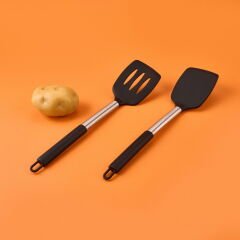 Morenita 2 Parça Silikon Servis Seti - Gri / Siyah