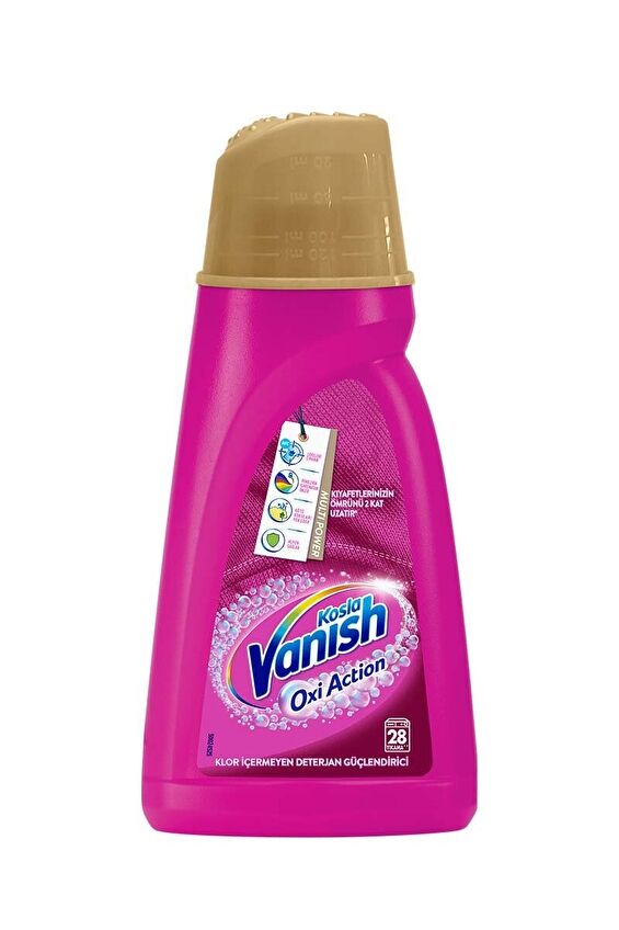 Vanish Kosla Multipower Pembe 1400 ml Sıvı Leke Çıkarıcı Deterjan Güçlendirici
