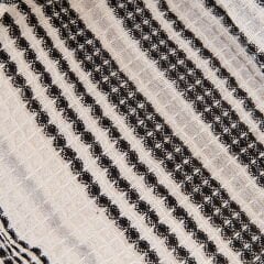 Soft Radiant Tek Kişilik Pike - Ekru / Siyah - 160x230 cm
