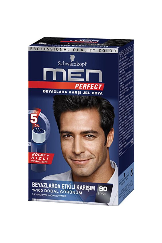 Men Perfect 90 Siyah Erkek Saç Boyası