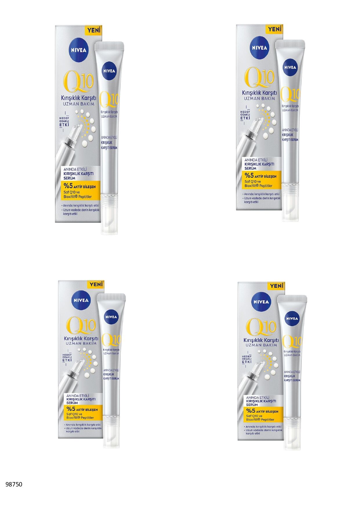98750 Q10 ANINDA ETKİLİ KIRIŞIKLIK KARŞITI SERUM  4 ADET