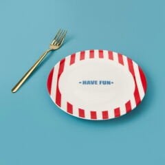 Kitchen Have Fun Tatlı Tabağı - Kırmızı - 19 cm