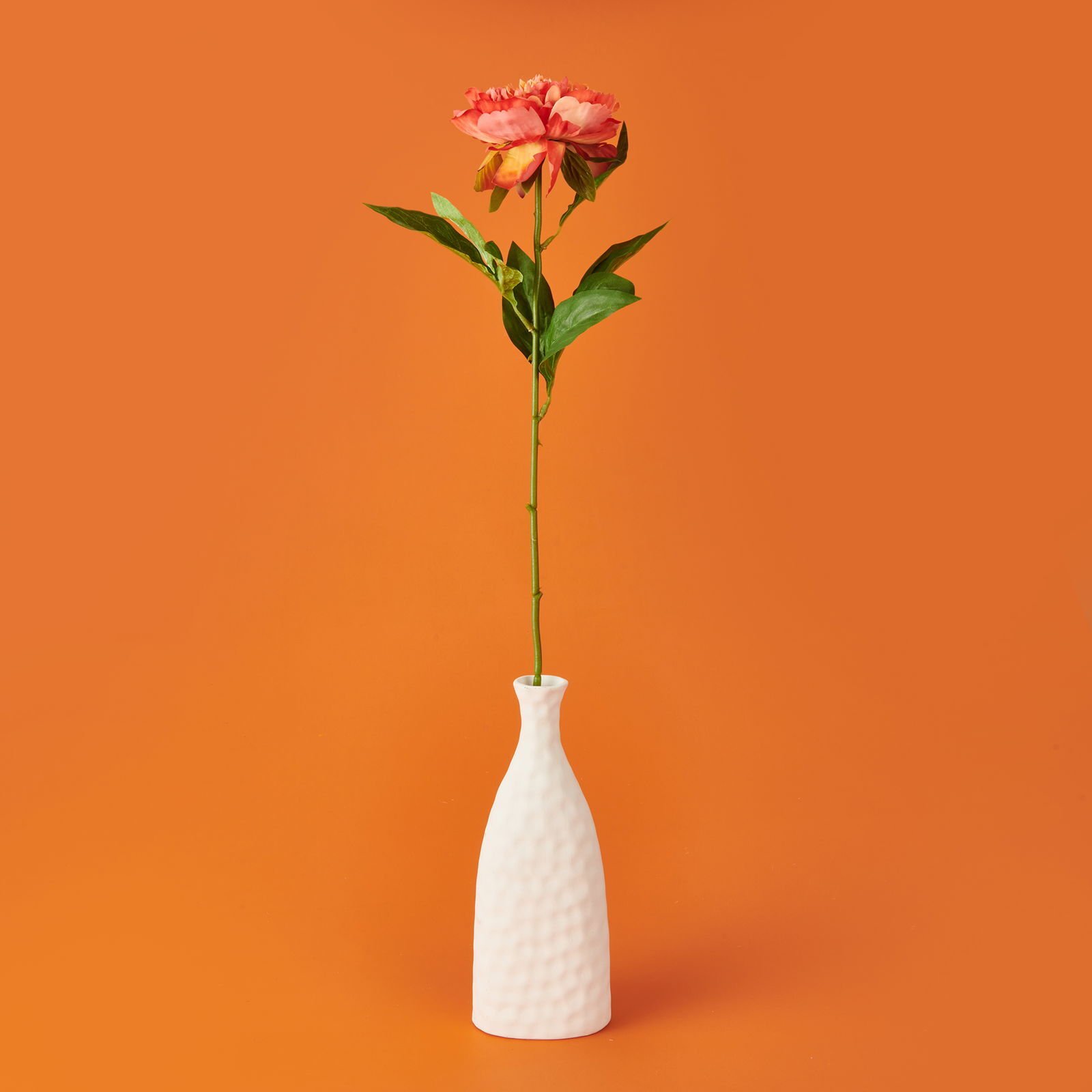 Şakayık Yapay Çiçek - Turuncu - 70 cm