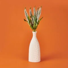 Lavanta Demeti Yapay Çiçek - Beyaz - 46 cm