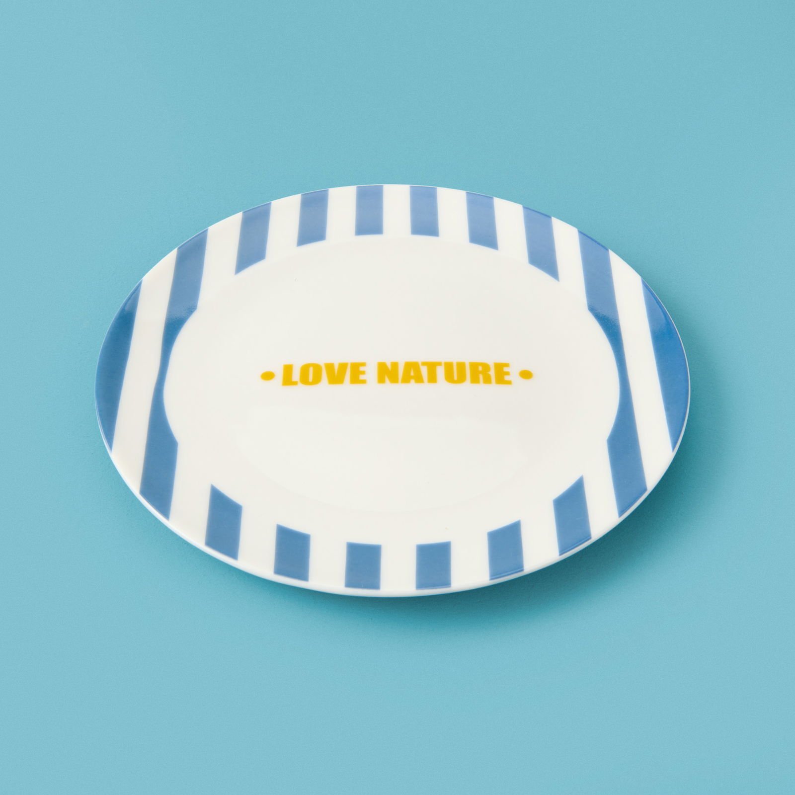 Kitchen Love Nature Tatlı Tabağı - Mavi - 19 cm