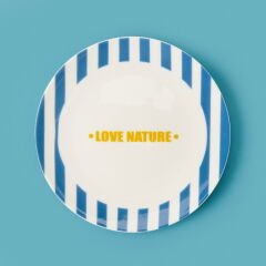Kitchen Love Nature Tatlı Tabağı - Mavi - 19 cm