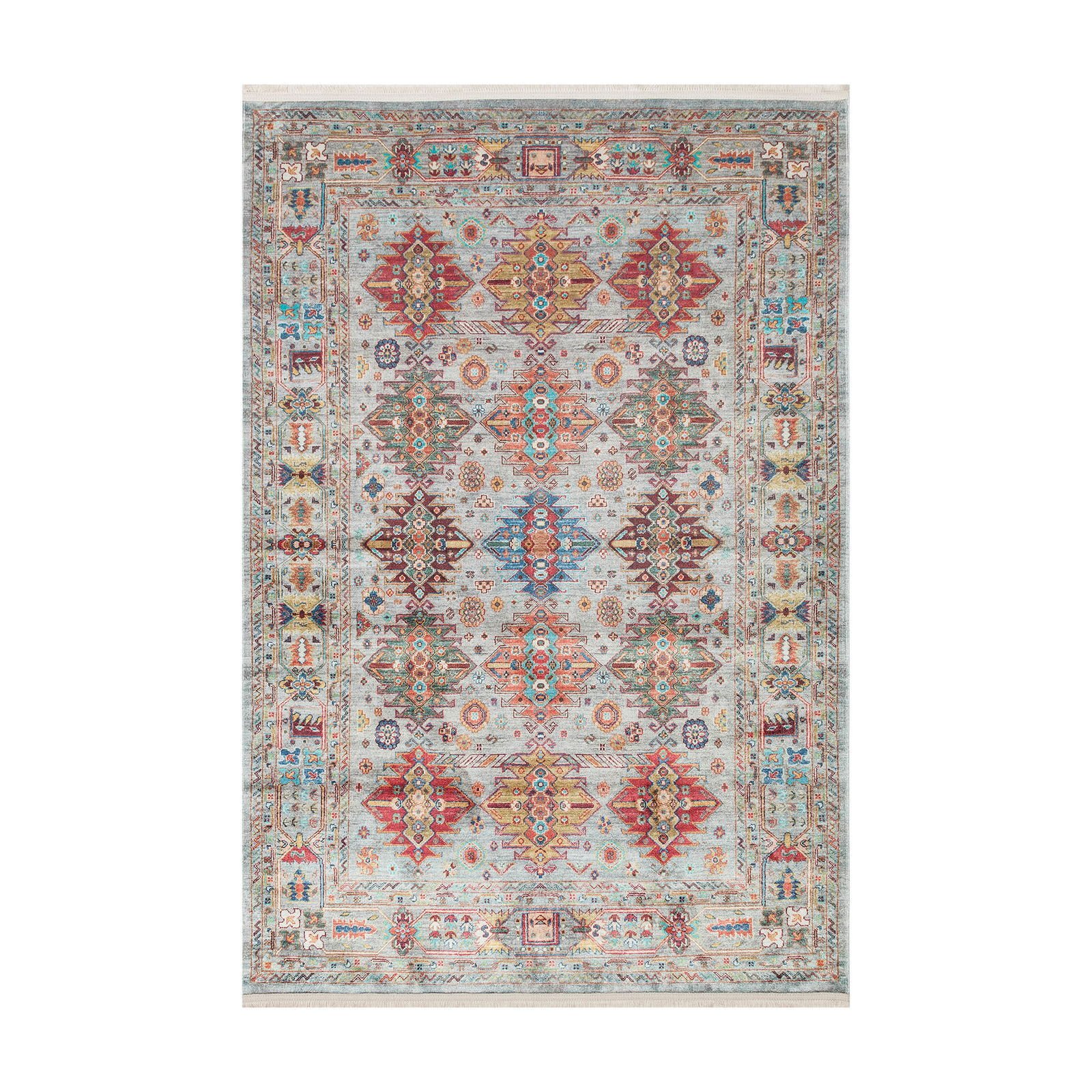 Halı Antique Aqua Makine Halısı - Renkli - 120x180 cm