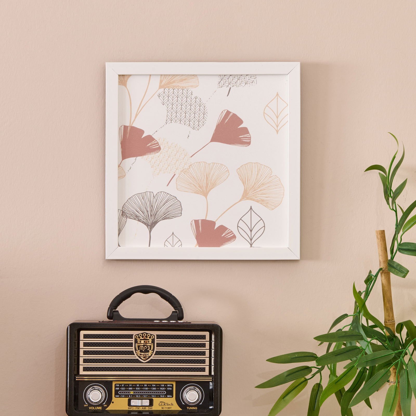 Deco Melagne Tablo - Somon - 30x30 cm