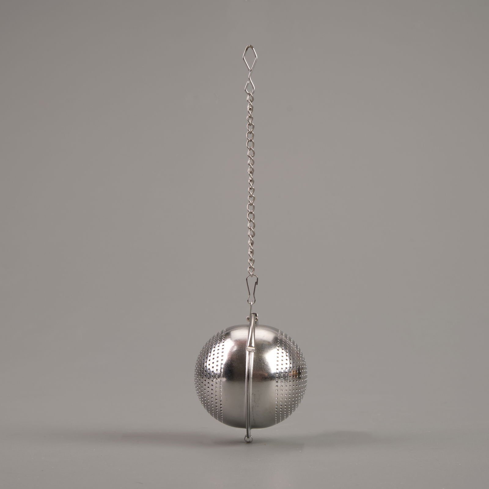 Yuvarlak Bitki Çayı Süzgeci - Gri