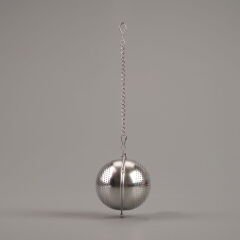 Yuvarlak Bitki Çayı Süzgeci - Gri