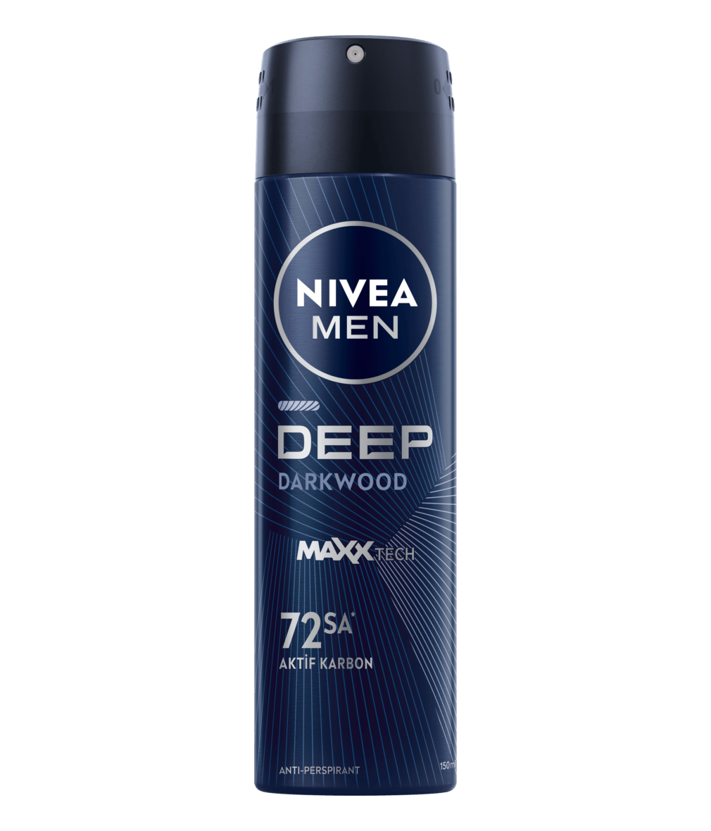 80027 NIVEA MEN DEEP DARKWOOD SPREY X 2 Adet  4 ADET