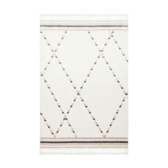 Halı Terazzo White Beige Makine Halısı - Bej - 160x230 cm