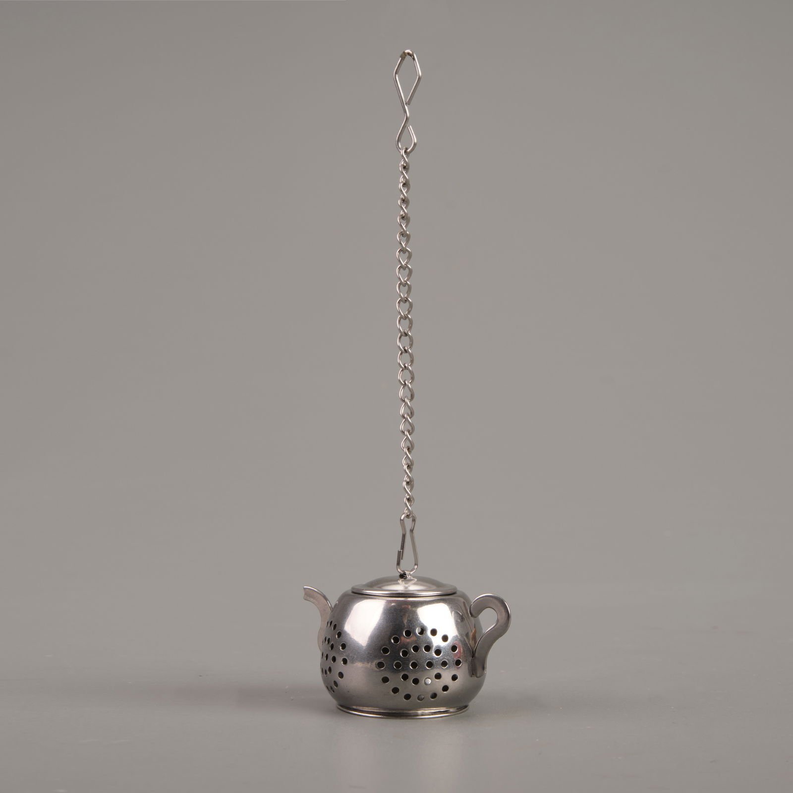 Oval Bitki Çayı Süzgeci - Gri