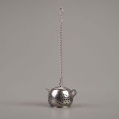 Oval Bitki Çayı Süzgeci - Gri