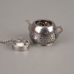 Oval Bitki Çayı Süzgeci - Gri