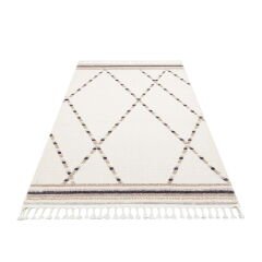 Halı Terazzo White Beige Makine Halısı - Bej - 160x230 cm