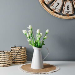 Manolya Yapay Çiçek - Beyaz