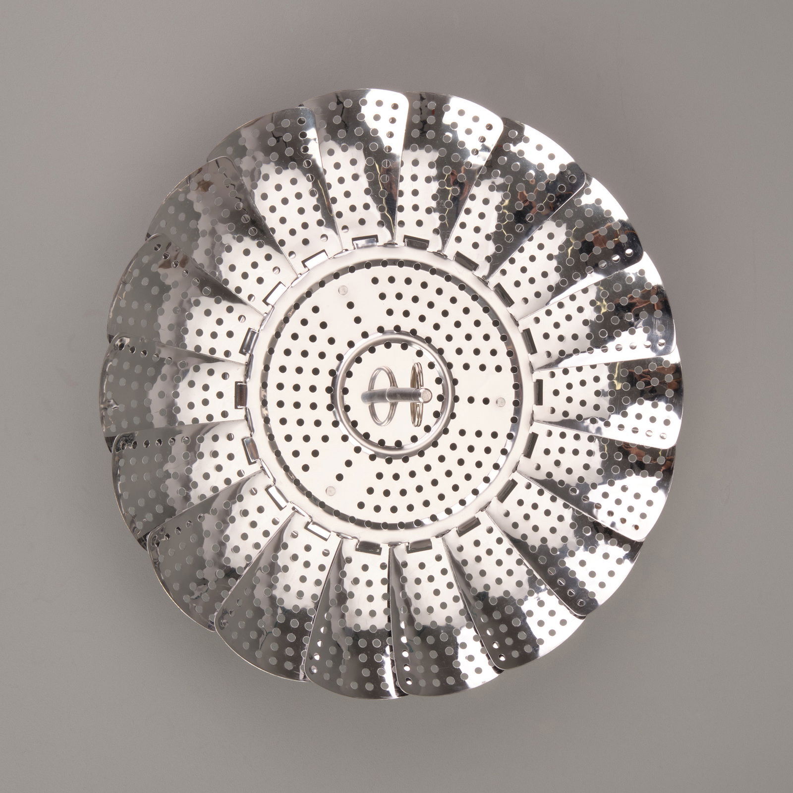 Sebze Haşlama Aparatı - Gri - 23 cm