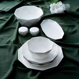 Diamond 29 Parça Yemek Takımı - Krem