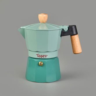 Garen 3 Fincan Moka Pot - Yeşil - 130 ml