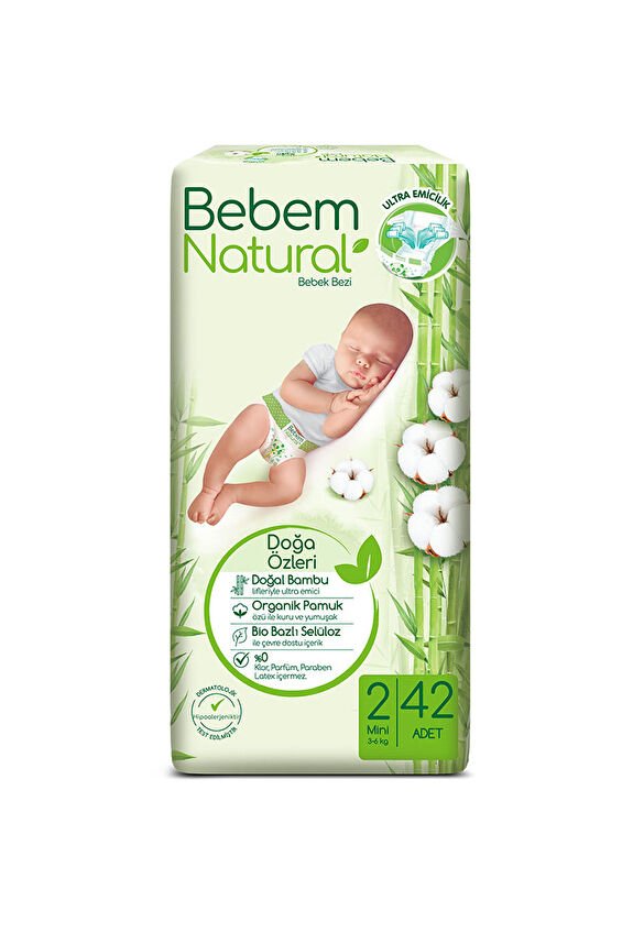 Bebem Natural Mini (2) 42 Adet 3-6 kg