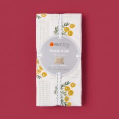 Soft Folky 2'li Yastık Kılıfı - Beyaz - 50x70 cm