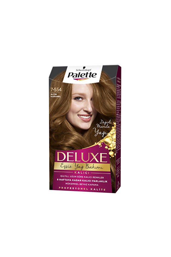 Palette Deluxe Saç Boyası Altın Karemel 7-554