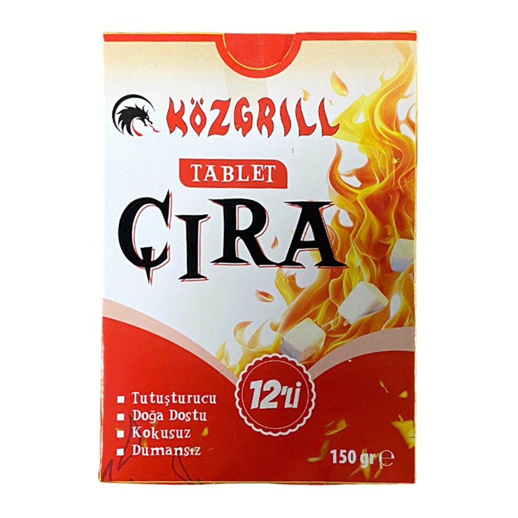 Közgrill Tablet Çıra 12'li 150 G