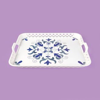 Kitchen Blueness Tepsi - Renkli - 51x38 cm