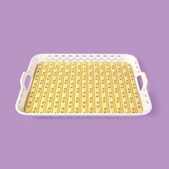 Kitchen Botanik Tepsi - Renkli - 41x31 cm