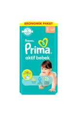 Prima Ekonomik Paket (3) Midi 6-10 kg 62 Adet Bebek Bezi