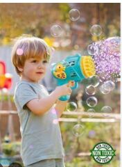 Duck Çok Delikli Pilli Köpük Atan Baloncuk Çıkaran Tabanca 23 Dilekli+ 500 ML Köpük  Likidi