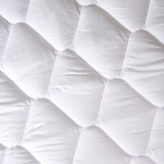 Çift Kişilik Microfiber Yorgan - Beyaz - 195x215 cm